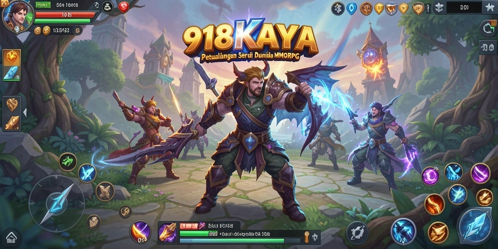 Tangkapan layar gameplay <strong>918KAYA</strong> dengan aksi petualangan yang seru.