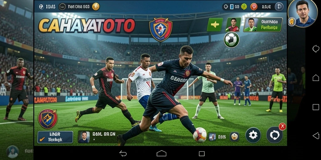 Tampilan menarik gameplay CAHAYATOTO saat bermain olahraga.