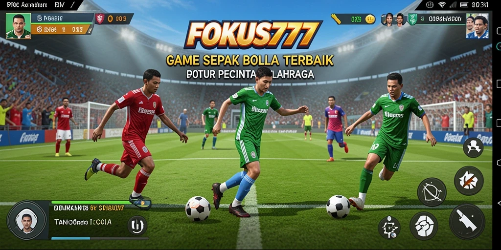 Tampilan gameplay seru dan grafis menakjubkan dari FOKUS777.
