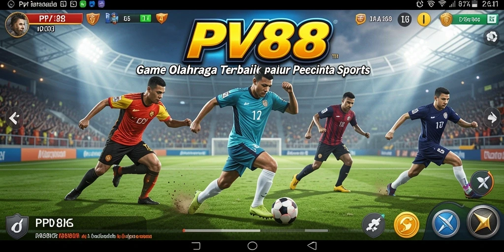 Tampilan gameplay seru PPV88 yang menampilkan berbagai olahraga.