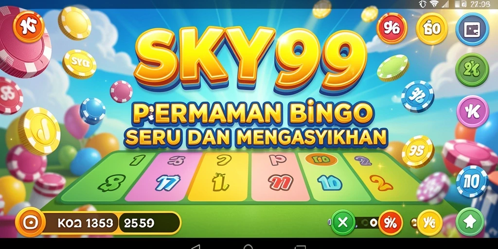 Tampilan menarik dari gameplay Bingo SKY99 yang seru.
