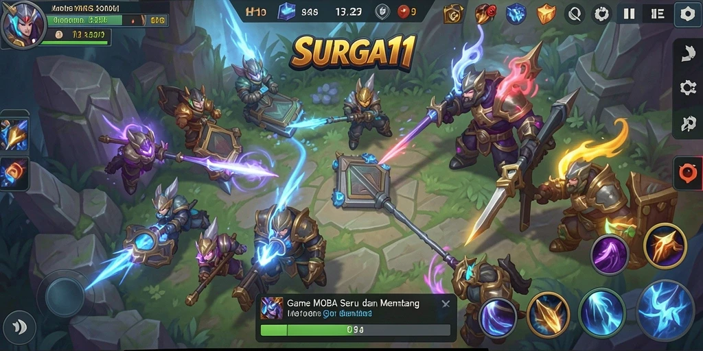 Tampilan gameplay SURGA11 yang menegangkan dan mendebarkan.